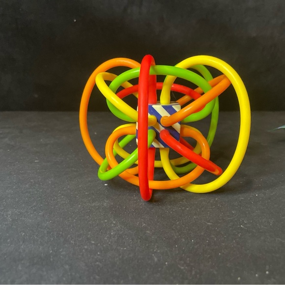 Rare Color Burst Variant of Winkle Rattle by Manhattan toys - Picture 3 of 4